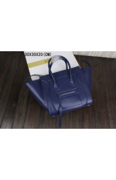 Replica 2015 Celine Luggage Phantom 3341 dark blue HV02379VA65