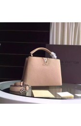 Replica AAA Louis Vuitton Capucines BB Tote Bag 94754 Apricot HV05534of41