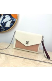 Replica Best Quality Louis Vuitton MYLOCKME Mini chain bag M69183 apricot&white HV08515Rf83