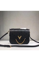 Replica Best Quality Louis Vuitton original VERY MESSENGER leather M53382 black HV01215Rf83