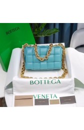 Replica Bottega Veneta THE CHAIN CASSETTE Expedited Delivery 631421 light blue HV08260cK54