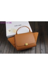 Replica Celine Trapeze Bag Original Leather 3342-1 light coffee HV07895cK54
