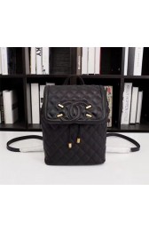 Replica Chanel Caviar Leather Backpack 83430 black HV05189DY71