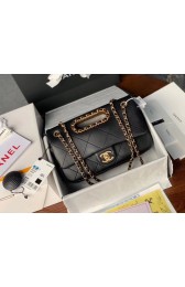 Replica Chanel Flap Bag Original Sheepskin Leather AS1466 black HV01905Sf59