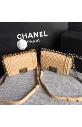 Replica Chanel Flap Shoulder Bag Original Sheepskin Leather LE BOY 67085 apricot HV00020sA83