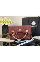 Replica Chanel Original shopping bag AS2213 Burgundy HV04933ED66