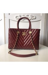 Replica Cheap Chanel Original large shopping bag A57974 Burgundy HV03426Mq48