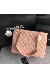 Replica Designer Chanel LE BOY GRAND SHOPPING TOTE BAG GST A50995 pink Gold chain HV09480Bb80