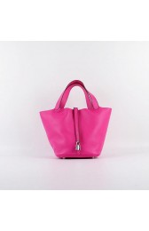 Replica Designer Hermes Picotin 18cm Bags togo Leather 8615 rose HV04005Bb80