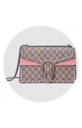Replica Gucci Dionysus Canvas Shoulder Bag B400249 pink HV03979CQ60