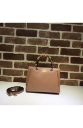 Replica Gucci mini Calfskin Leather Leather Top Handle Bag 368823 apricot HV06844Fi42