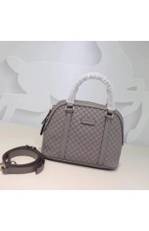 Replica Gucci Signature Leather tote Bag 449654 gray HV04790hD86
