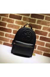 Replica GUCCI Soho Leather Chain Backpack 431570 Black HV07274SV68
