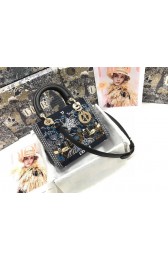 Replica LADY DIOR Pearl and Thread Embroidery cattle leather M0565OSCQ-2 HV02590Sf59