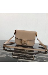 Replica Prada Embleme Saffiano leather bag 1BD217 apricot HV02526YP94