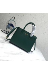 Replica Prada saffiano lux tote original leather bag bn4458 green HV10550KG80
