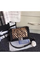Replica Top CHANEL Handbag Small BOY Original A67086 silver-Tone Metal HV07099ll80