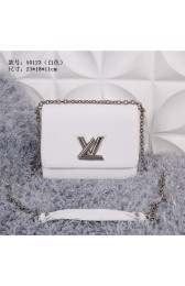 Replica Top Louis Vuitton epi leather shoulder bag 50123 white HV11583Vx24