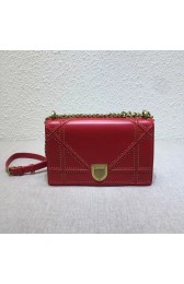 Top Dior Original DIORAMA BAG STUDDED LAMBSKIN M0422 red HV08105eo14