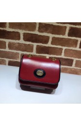 Top Gucci GG Original Leather Shoulder Bag 576423 Red HV02941lE56