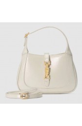 Top Gucci Jackie 1961 mini hobo bag 637091 white HV01445yq38